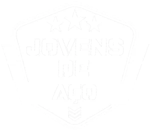 Logo Jovens de aço branco