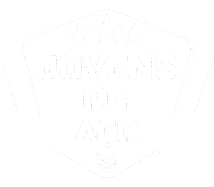 Logo Jovens de aço branco